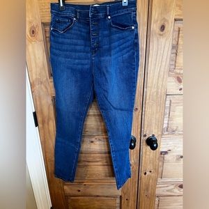LOFT button fly jeans - Super Comfy! High Rise Skinny - Size 12